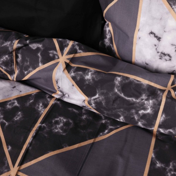 Фото - Комплект постільної білизни дитячий MirSon Ranforce Elite 17-0694 Onyx Marble Tiles 110х140 (2200010454512)